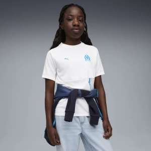Obrázek produktu Olympique de Marseille PUMATECH Pocket Tee Youth, Clothing, White/Azure