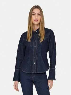 Obrázek produktu ONLY džínová košile Perla 15359156 Tmavomodrá Slim Fit
