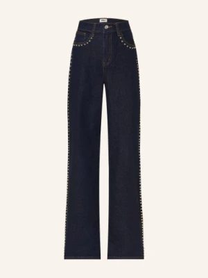 Obrázek produktu Only Džíny S Širokými Nohavicemi A Ozdobnými Kamínky dark blue denim
