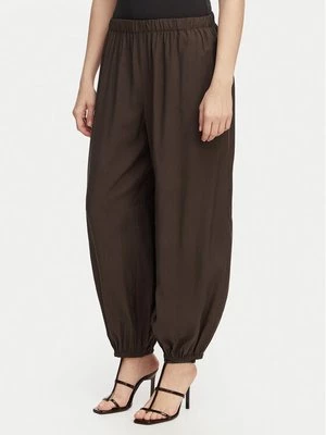Obrázek produktu ONLY Kalhoty z materiálu Scarly 15380514 Hnědá Relaxed Fit