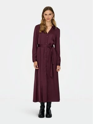 Obrázek produktu ONLY Košilové šaty Mika 15361725 Bordó Regular Fit