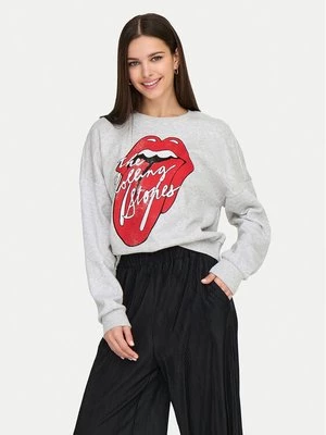 Obrázek produktu ONLY Mikina Rolling Stones 15345927 Šedá Regular Fit