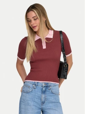 Obrázek produktu ONLY Polokošile Meddi 15363165 Bordó Slim Fit