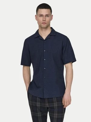 Obrázek produktu Only & Sons Košile Caiden 22025116 Tmavomodrá Slim Fit