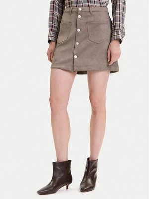 Obrázek produktu ONLY Sukně z imitace kůže Amazing 15351289 Béžová Slim Fit
