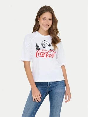 Obrázek produktu ONLY T-Shirt Coca Cola 15355794 Bílá Regular Fit