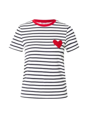 Obrázek produktu ONLY Tričko 'ONLHeart'  červená / černá / bílá