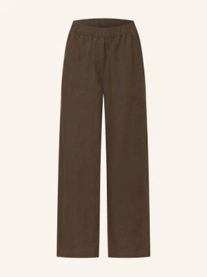 Obrázek produktu Opus Lněné Kalhoty Myha V Délce 7/8 khaki