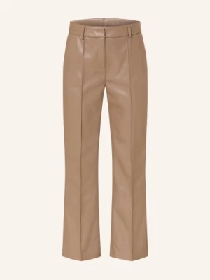 Obrázek produktu Opus Pants Kalhoty Luane V Koženém Vzhledu hnědá