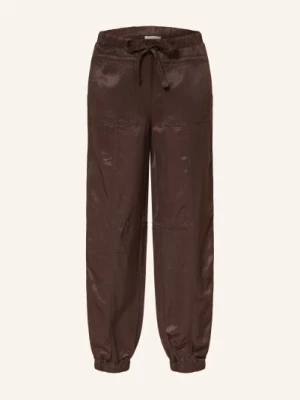 Obrázek produktu Opus Pants Kalhoty Mucia V Joggingovém Stylu tmavě hnědá