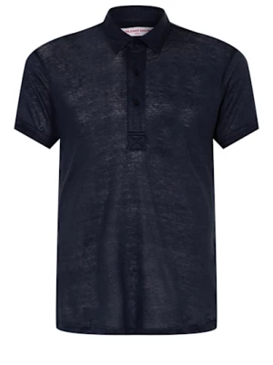 Obrázek produktu Orlebar Brown Polo Tričko Sebastian Z Lnu tmavě modrá