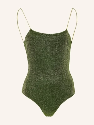 Obrázek produktu Oséree Plavky Lumiere Maillot S Třpytivou Přízí zelená / zlatá