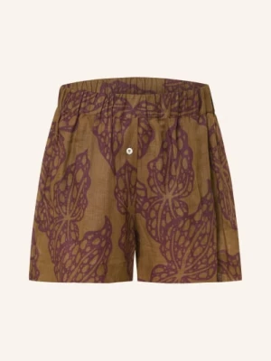 Obrázek produktu Ottod'ame Šortky khaki / tmavě červená