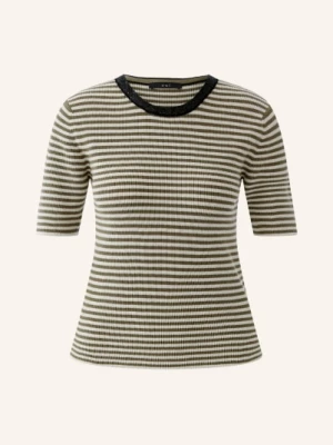 Obrázek produktu Oui Pletené Tričko S Flitry khaki / krémová