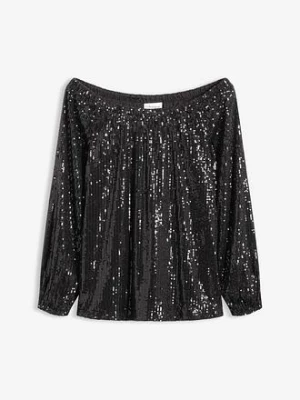 Obrázek produktu Oversized triko Carmen s pajetkami BonPrix