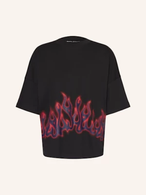 Obrázek produktu Palm Angels Oversized Tričko Flames černá