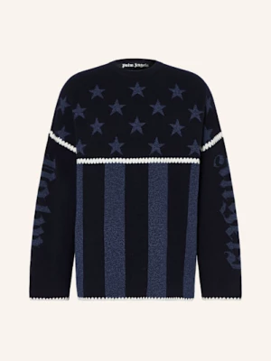 Obrázek produktu Palm Angels Svetr Stars & Stripes tmavě modrá / modrá
