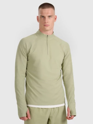 Obrázek produktu Pánská běžecká mikina regular rychleschnoucí - olivová/khaki 4F