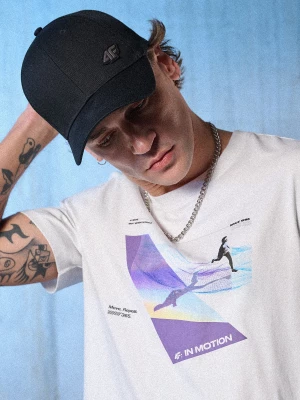 Obrázek produktu Pánská kšiltovka strapback - černá 4F