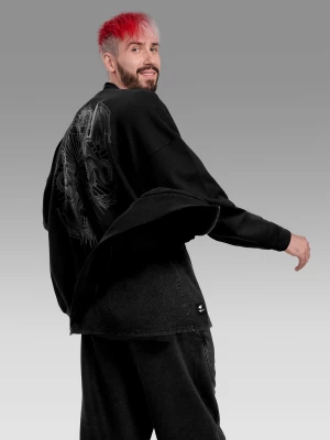 Obrázek produktu Pánská oversize bomber mikina 4F x Tomasz Fornal - černá