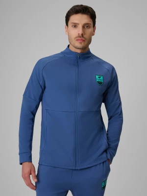 Obrázek produktu Pánská regular rychleschnoucí fotbalová mikina - denim 4F Džínová