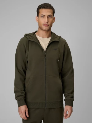 Obrázek produktu Pánská regular tepláková mikina s kapucí - khaki 4F