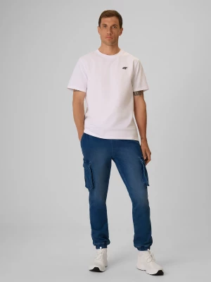 Obrázek produktu Pánské casual cargo kalhoty - denim 4F