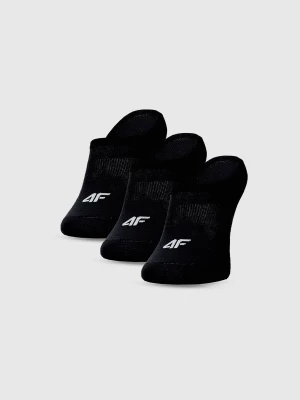 Obrázek produktu Pánské casual kotníkové ponožky (3-pack) - černé 4F