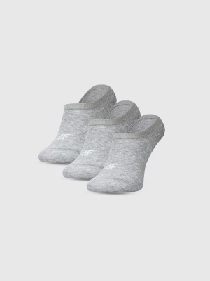 Obrázek produktu Pánské casual kotníkové ponožky (3-pack) - šedé 4F
