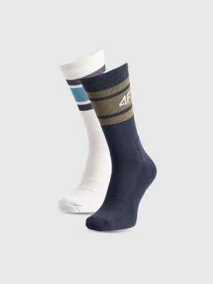 Obrázek produktu Pánské casual ponožky nad kotník (2-pack) - multicolor 4F