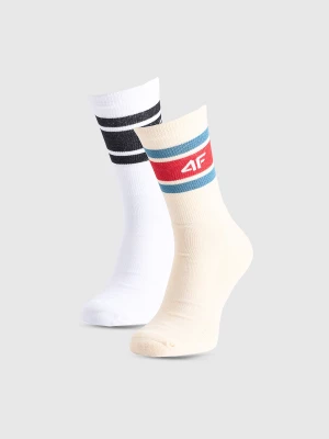 Obrázek produktu Pánské casual ponožky nad kotník (2-pack) - multicolor 4F