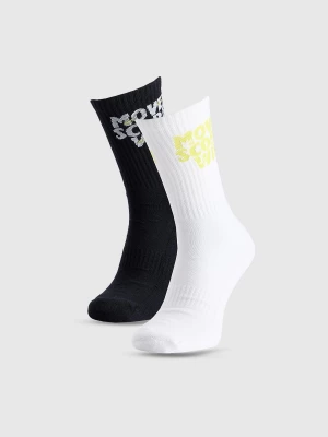 Obrázek produktu Pánské casual ponožky nad kotník (2-pack) - multicolor 4F