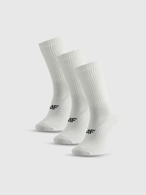 Obrázek produktu Pánské dlouhé ponožky (3-pack) - bílé 4F