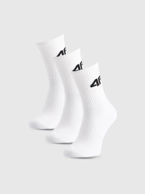 Obrázek produktu Pánské dlouhé ponožky (3-pack) - bílé 4F