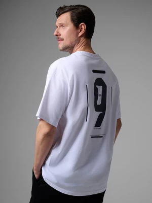 Obrázek produktu Pánské loose tričko s potiskem 4F x Robert Lewandowski - bílé