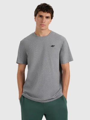 Obrázek produktu Pánské regular hladké tričko - šedé 4F