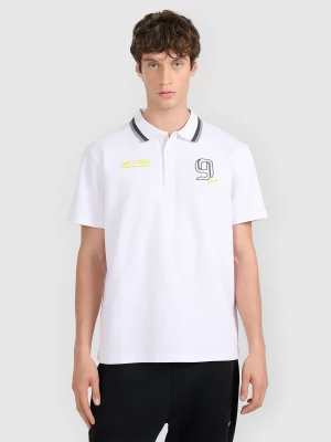 Obrázek produktu Pánské regular polo tričko 4F x Robert Lewandowski - bílé