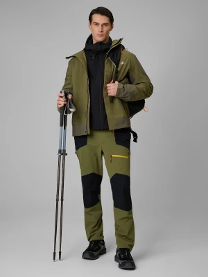 Obrázek produktu Pánské rychleschnoucí trekkingové kalhoty - khaki 4F