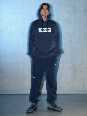 Obrázek produktu Pánské teplákové jogger kalhoty - tmavě modré 4F