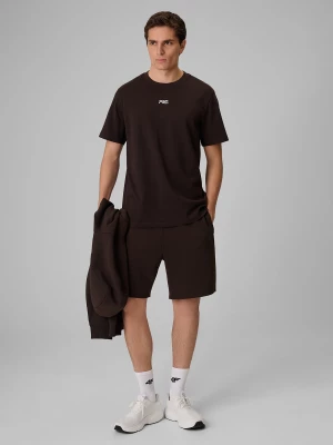 Obrázek produktu Pánské teplákové kraťasy 4F x Robert Lewandowski - hnědé