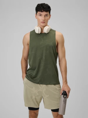 Obrázek produktu Pánské tréninkové regular rychleschnoucí tričko - khaki 4F