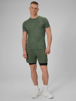 Obrázek produktu Pánské tréninkové rychleschnoucí šortky - khaki 4F