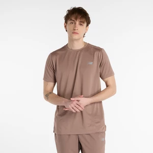 Obrázek produktu Pánské tričko New Balance MT41222EAS – hnědý