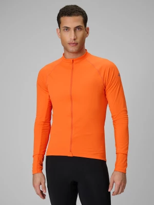 Obrázek produktu Pánský cyklistický dres s dlouhým rukávem - oranžový 4F