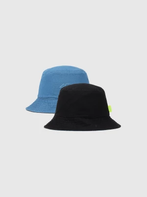 Obrázek produktu Pánský oboustranný klobouk bucket hat - černý 4F