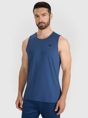 Obrázek produktu Pánský rychleschnoucí tréninkový tank top - tmavě modrý 4F