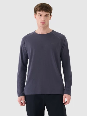 Obrázek produktu Pánský trekkingový longsleeve s merino vlnou - šedý 4F