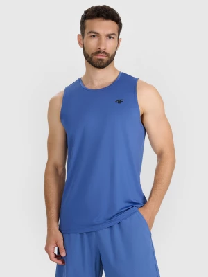 Obrázek produktu Pánský tréninkový tank top rychleschnoucí - modrý 4F