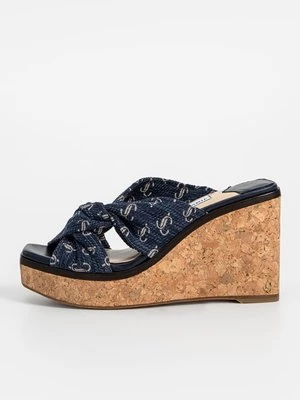 Obrázek produktu Pantofle na podpatku Jimmy Choo tmavě modrá