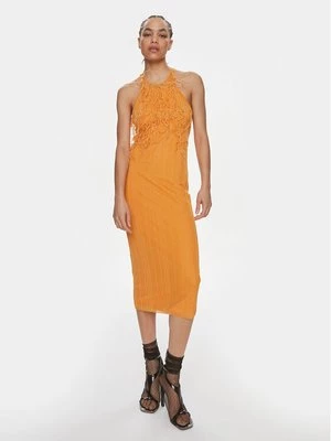 Obrázek produktu Patrizia Pepe Koktejlové šaty 2A2735/K186-R824 Oranžová Slim Fit